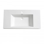 Fresca Valencia 42" White Integrated Sink / Countertop