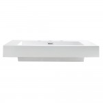 Fresca Potenza 28" White Integrated Sink / Countertop