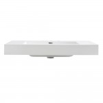 Fresca Vista 36" White Integrated Sink / Countertop