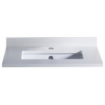 Fresca Oxford 24" White Countertop with Undermount Sink