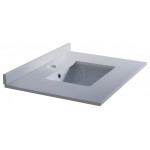 Fresca Oxford 30" White Countertop with Undermount Sink
