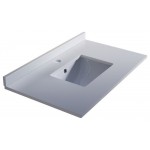 Fresca Oxford 36" White Countertop with Undermount Sink