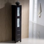 Fresca Torino Espresso Tall Bathroom Linen Side Cabinet