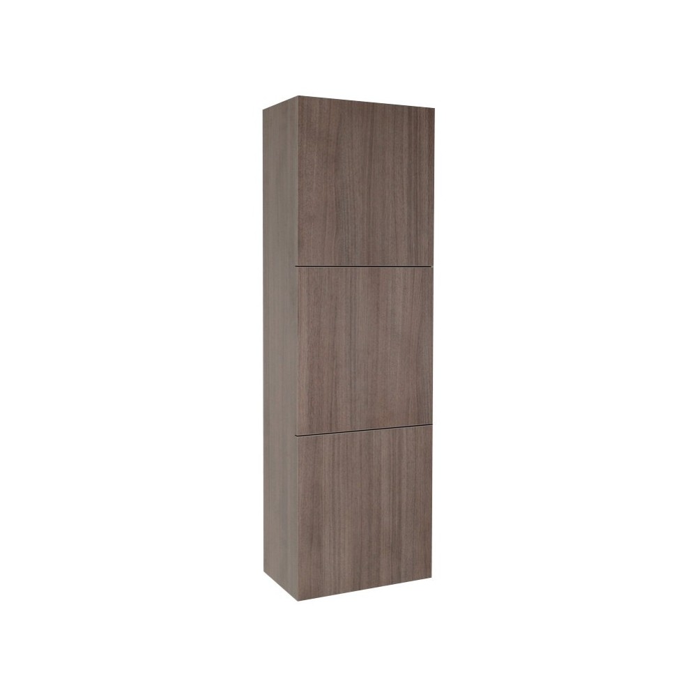 Fresca Gray Oak Bathroom Linen Side Cabinet w/ 3 Large Storage Areas Fresca Gray Oak Bathroom Linen Side Cabinet w/ 3 Large Storage Areas