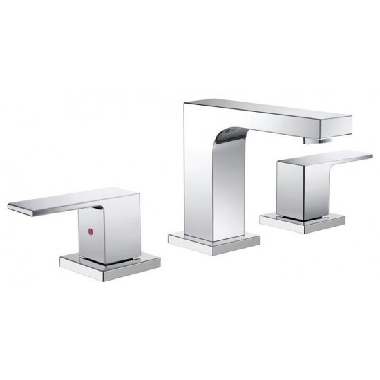 Fresca Sesia Widespread Mount Bathroom Vanity Faucet - Chrome