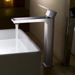 Fresca Allaro Single Hole Vessel Mount Bathroom Vanity Faucet - Chrome