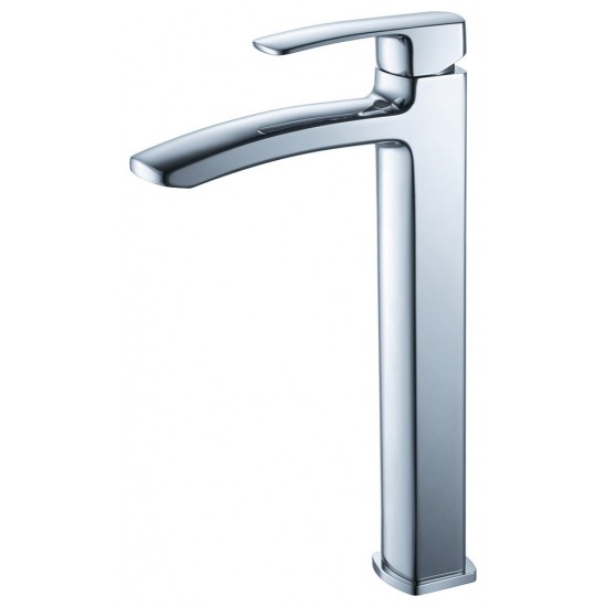 Fresca Fiora Single Hole Vessel Mount Bathroom Vanity Faucet - Chrome