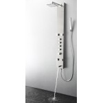 Fresca Pavia Stainless Steel (Brushed Silver) Thermostatic Shower Massage Panel