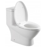 Fresca Serena One-Piece Dual Flush Toilet w/ Soft Close Seat