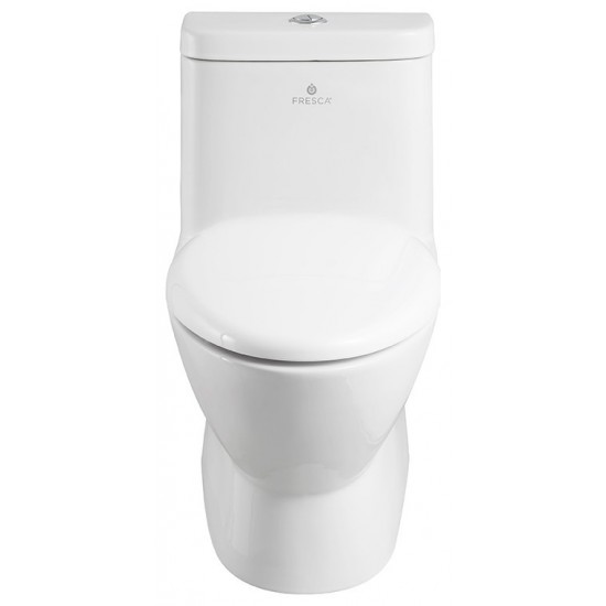 Fresca Serena One-Piece Dual Flush Toilet w/ Soft Close Seat