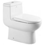 Fresca Antila One-Piece Dual Flush Toilet w/ Soft Close Seat