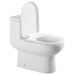 Fresca Antila One-Piece Dual Flush Toilet w/ Soft Close Seat