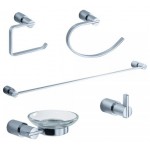 Fresca Magnifico 5-Piece Bathroom Accessory Set - Chrome