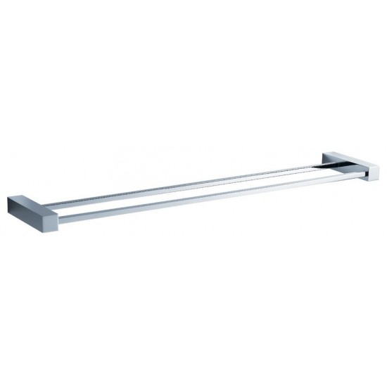 Fresca Ottimo 25" Double Towel Bar - Chrome