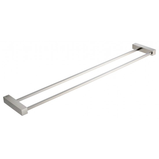 Fresca Ottimo 25" Double Towel Bar - Brushed Nickel