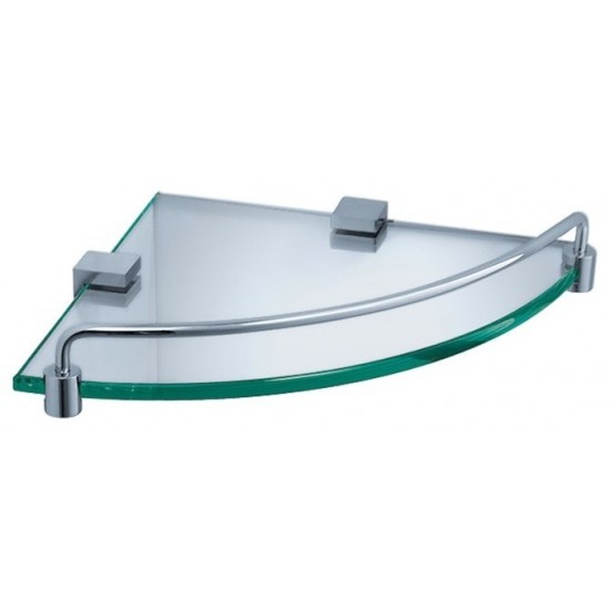 Fresca Ottimo Corner Glass Shelf - Chrome