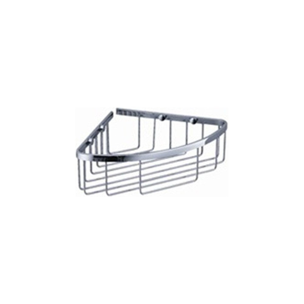 Fresca Single Corner Wire Basket - Chrome