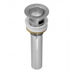 Fresca Pop-Up Drain Assembly with Overflow - Brushed Nickel