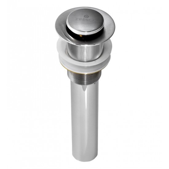 Fresca Pop-Up Drain Assembly Without Overflow - Brushed Nickel