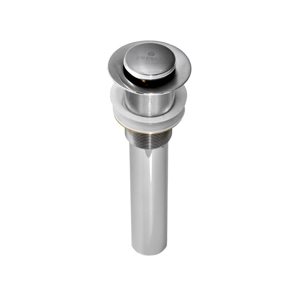 Fresca Pop-Up Drain Assembly Without Overflow - Brushed Nickel Fresca Pop-Up Drain Assembly Without Overflow - Brushed Nickel