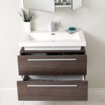 Fresca Medio 32" Gray Oak Modern Bathroom Vanity w/ Medicine Cabinet