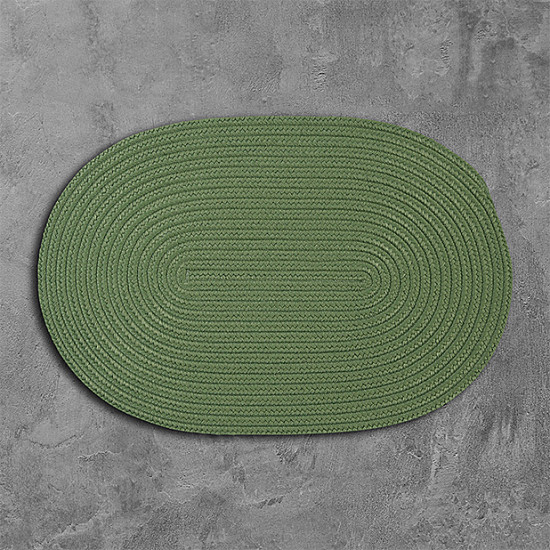 Colonial Mills Rug Boca Raton Moss Green Runner (Oval)