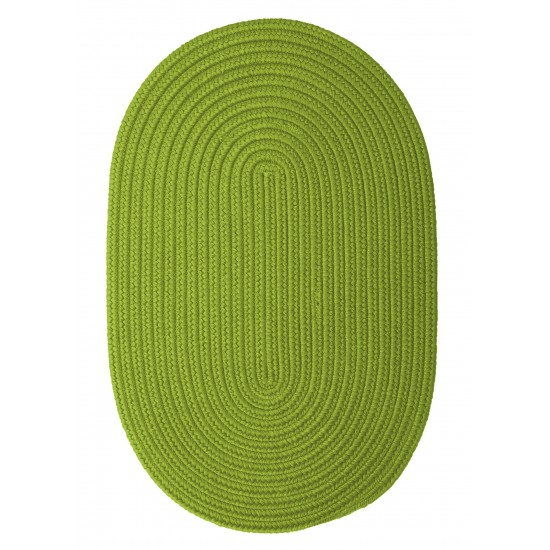 Colonial Mills Rug Boca Raton Bright Green Oval