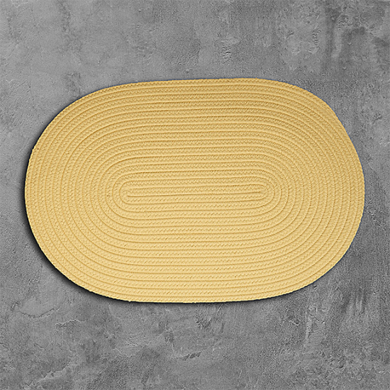 Colonial Mills Rug Boca Raton Pale Banana Oval