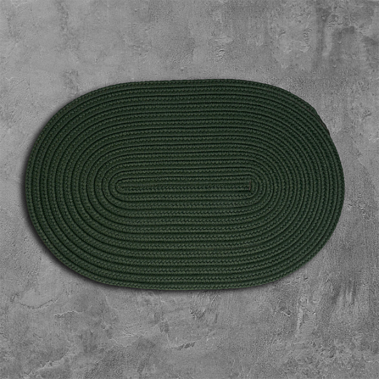 Colonial Mills Rug Boca Raton Dark Green Round