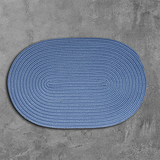 Colonial Mills Rug Boca Raton Blue Ice Round