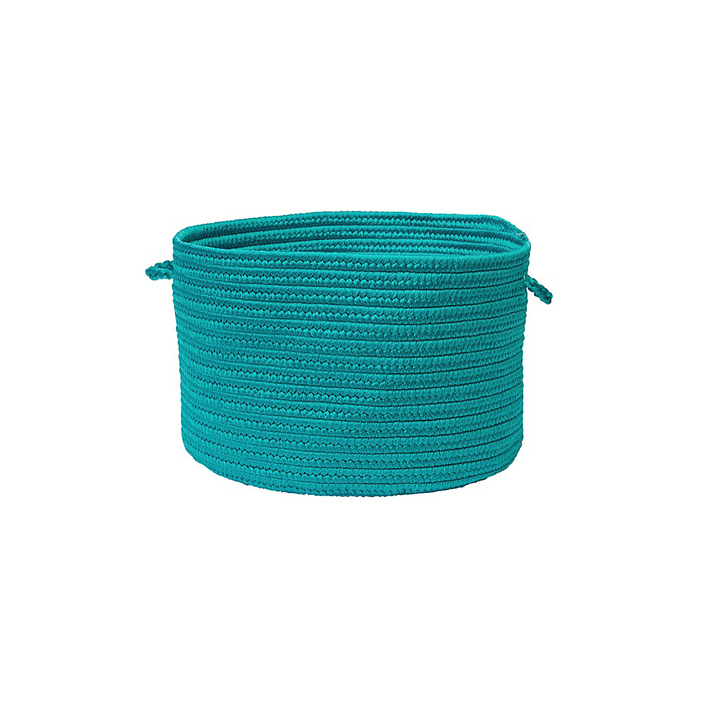 Colonial Mills Basket Boca Raton Turquoise Round