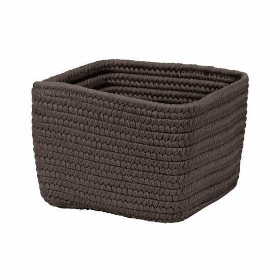 Colonial Mills Basket Braided Craft Basket Misted Grey Rectangle