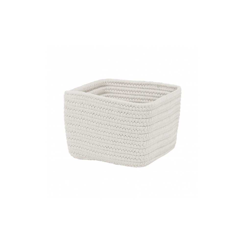 Colonial Mills Basket Braided Craft Basket Powder White Rectangle