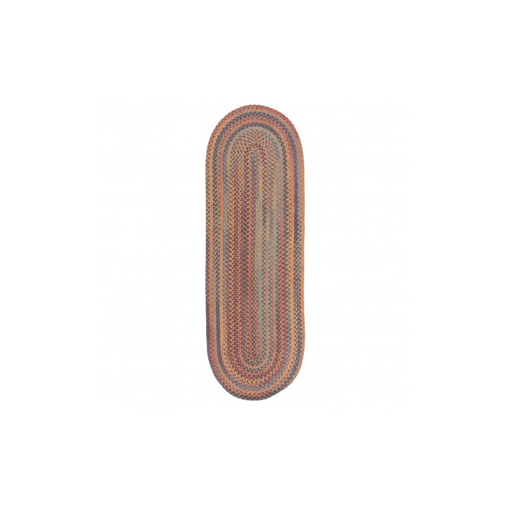 Colonial Mills Rug Braided Wool Runner Multi Runner (Oval) Colonial Mills Rug Braided Wool Runner Multi Runner (Oval)