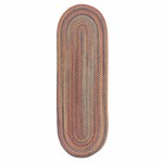 Colonial Mills Rug Braided Wool Runner Multi Runner (Oval)