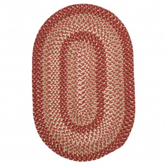 Colonial Mills Rug Braxton Red Runner (Oval)