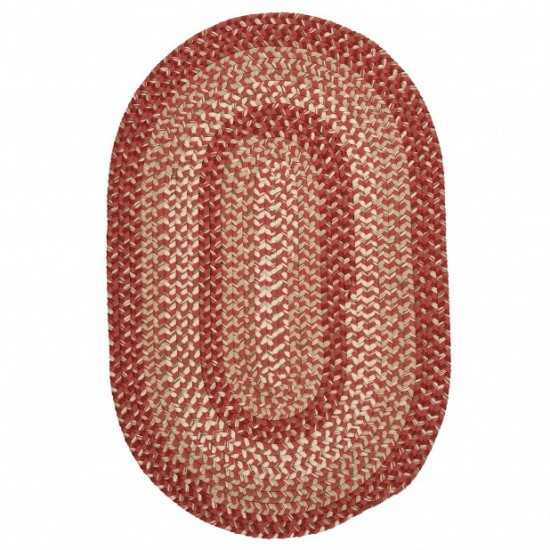 Colonial Mills Rug Braxton Red Oval