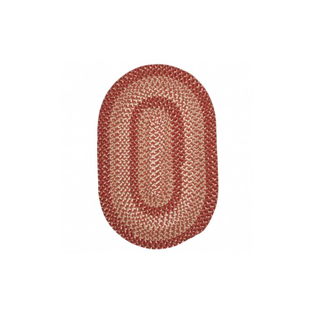 Colonial Mills Rug Braxton Red Oval