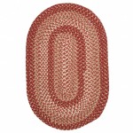 Colonial Mills Rug Braxton Red Round