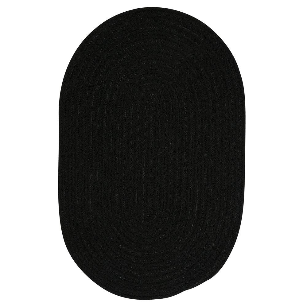 Colonial Mills Rug Bristol Black Runner (Oval)