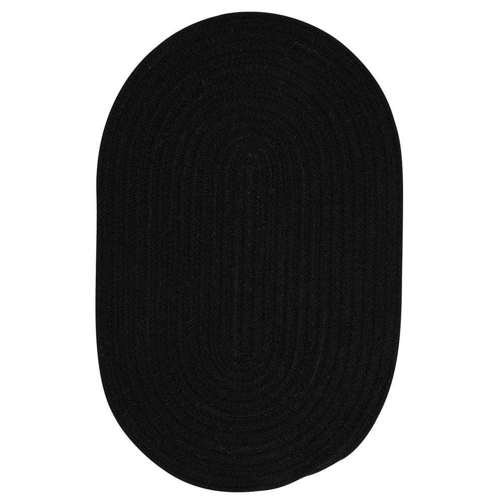 Colonial Mills Rug Bristol Black Runner (Oval)