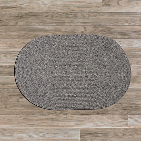 Colonial Mills Rug Bristol Gray Runner (Oval)