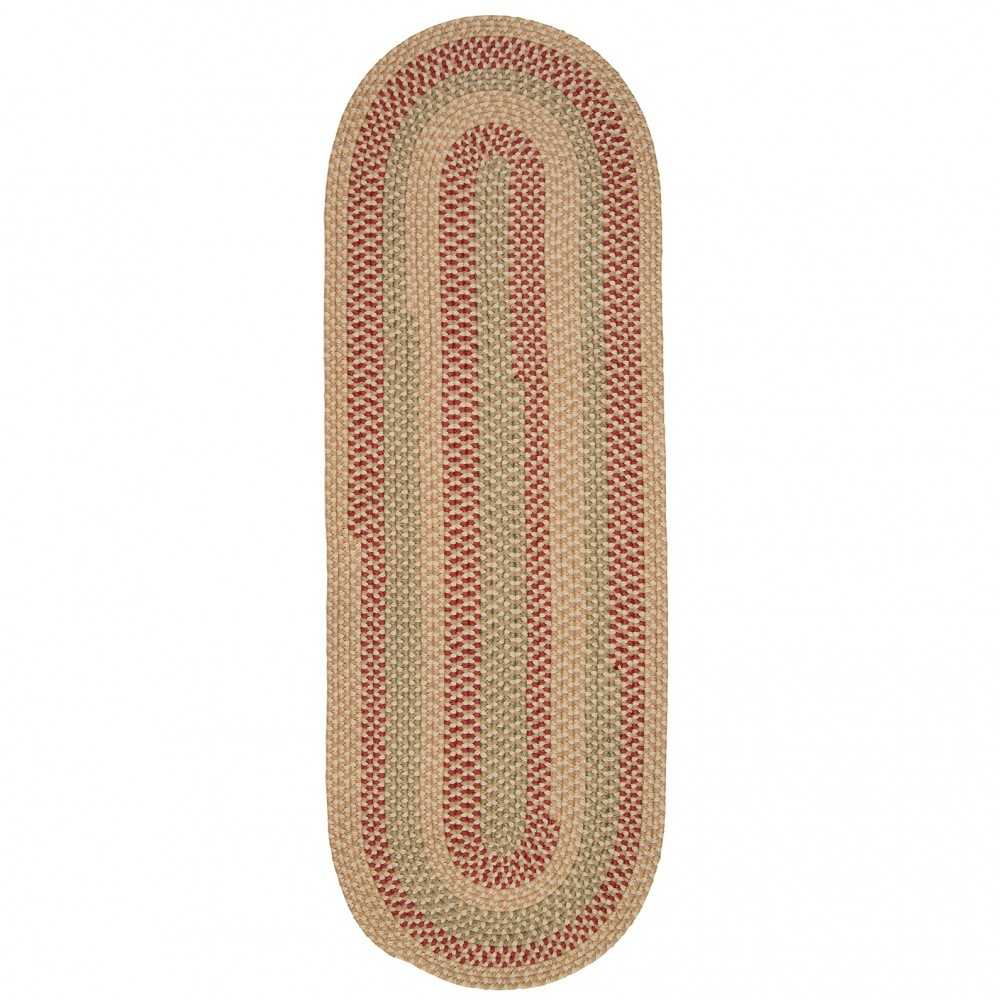 Colonial Mills Rug Brook Farm Tea Stained Runner (Oval)