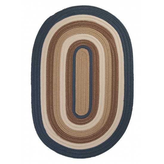 Colonial Mills Rug Brooklyn Blue Haze Oval