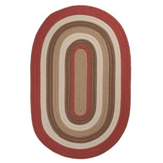 Colonial Mills Rug Brooklyn Terracotta Oval