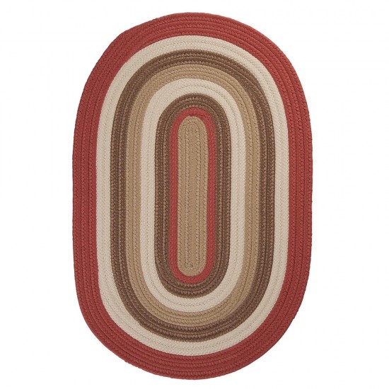 Colonial Mills Rug Brooklyn Terracotta Runner (Oval)