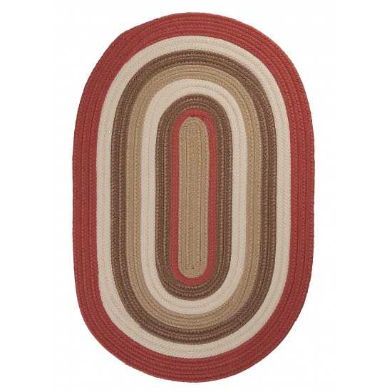 Colonial Mills Rug Brooklyn Terracotta Runner (Oval)