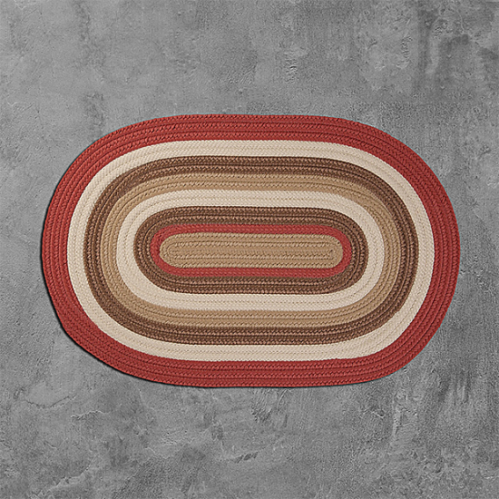 Colonial Mills Rug Brooklyn Terracotta Runner (Oval)