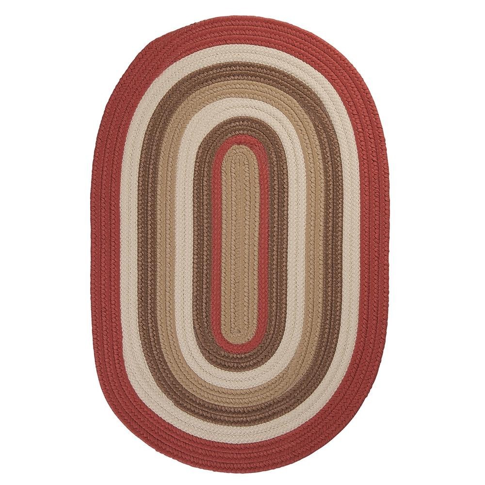 Colonial Mills Rug Brooklyn Terracotta Runner (Oval)