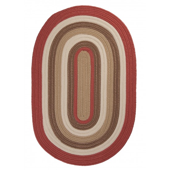 Colonial Mills Rug Brooklyn Terracotta Oval